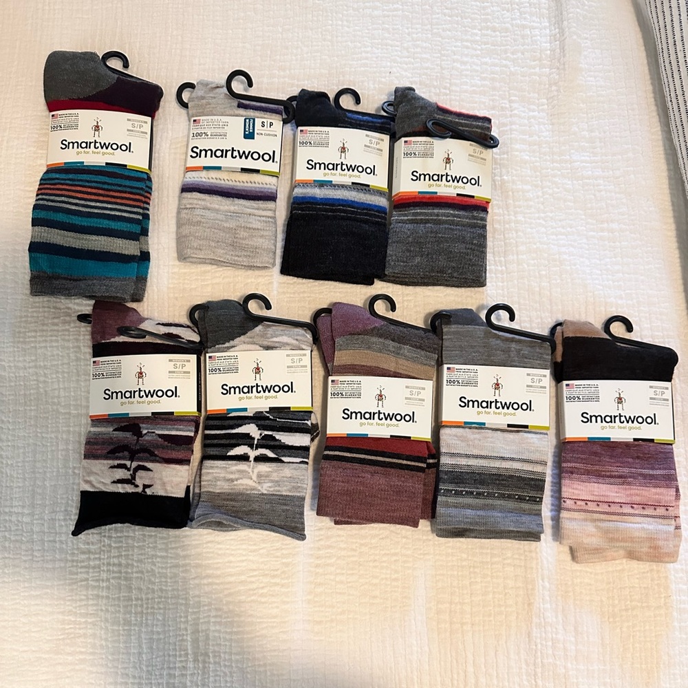 Lot of 10 - Smartwool socks